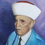 My participation in the event, a portrait of Mufti Jalal Eddine.
